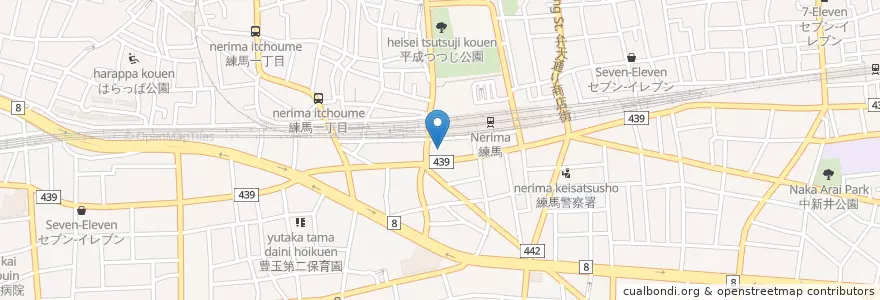 Mapa de ubicacion de ガスト en Japón, Tokio, Nerima.