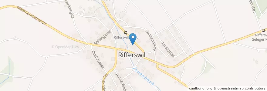 Mapa de ubicacion de Gemeindehaus Rifferswil en 스위스, 취리히, Bezirk Affoltern, Rifferswil.