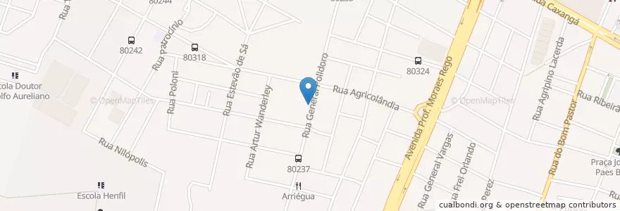 Mapa de ubicacion de Restaurante Azulzinho en Brésil, Région Nord-Est, Pernambouc, Região Geográgica Imediata Do Recife, Região Geográfica Intermediária Do Recife, Região Metropolitana Do Recife, Recife.