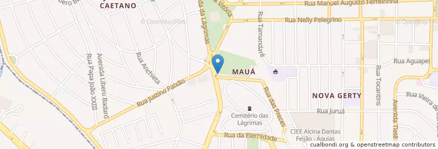 Mapa de ubicacion de Fonte da Paz en Brasile, Regione Sudest, San Paolo, Região Geográfica Intermediária De São Paulo, Região Metropolitana De São Paulo, Região Imediata De São Paulo, São Caetano Do Sul.