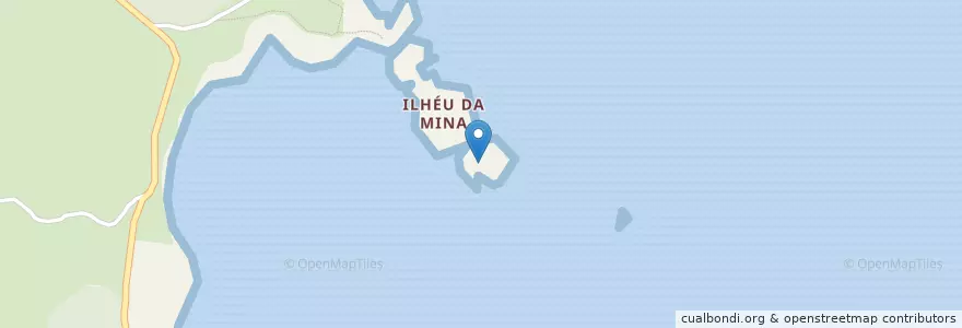 Mapa de ubicacion de Ilhéu da Mina en 포르투갈, Açores, Ilhéu Da Mina, Terceira, Angra Do Heroísmo, Vila De São Sebastião.
