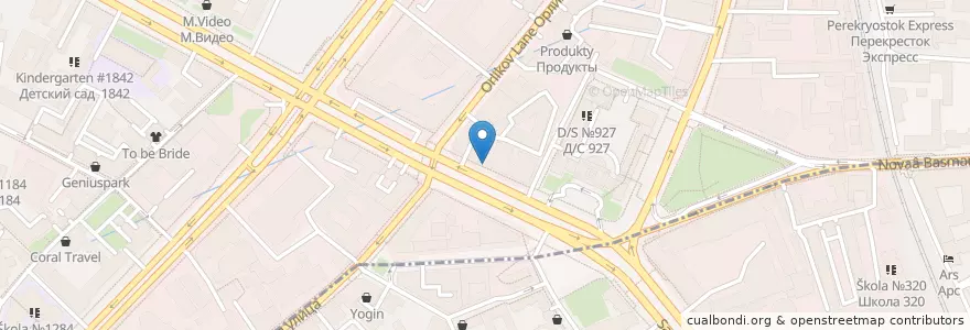 Mapa de ubicacion de Мясо-огонь! en Rússia, Distrito Federal Central, Москва, Центральный Административный Округ, Красносельский Район.
