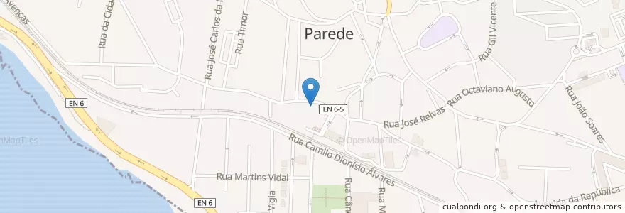 Mapa de ubicacion de Centro Ortopédico da Parede en Portugal, Metropolregion Lissabon, Lissabon, Großraum Lissabon, Cascais.