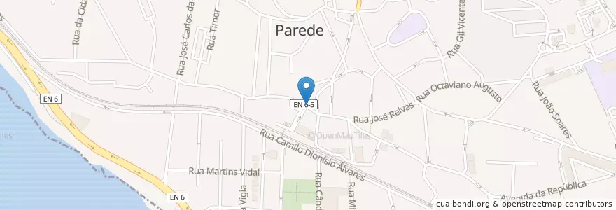 Mapa de ubicacion de Doce Albatroz en Portekiz, Área Metropolitana De Lisboa, Lisboa, Grande Lisboa, Cascais.