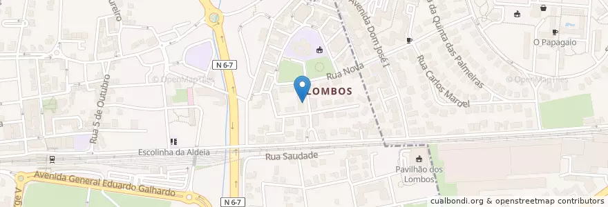 Mapa de ubicacion de Sabduiche Bar Mata Bicho L.d.a en Португалия, Área Metropolitana De Lisboa, Лиссабон, Grande Lisboa, Cascais, Carcavelos E Parede.