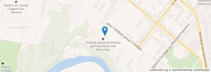 Mapa de ubicacion de Консультативная поликлиника en Rússia, Distrito Federal Central, Oblast De Oriol, Орловский Район, Городской Округ Орёл.