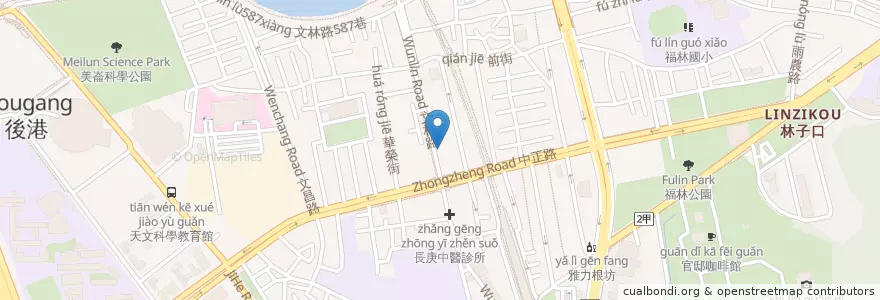 Mapa de ubicacion de 存德小兒家醫診所 en Taiwan, 新北市, Taipei, 士林區.