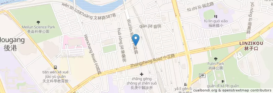 Mapa de ubicacion de 何英世婦產科 en Taiwan, 新北市, Taipé, 士林區.