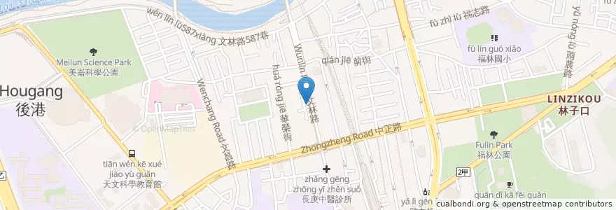 Mapa de ubicacion de 祥瑞牙醫診所 en Taïwan, Nouveau Taipei, Taipei, District De Shilin.