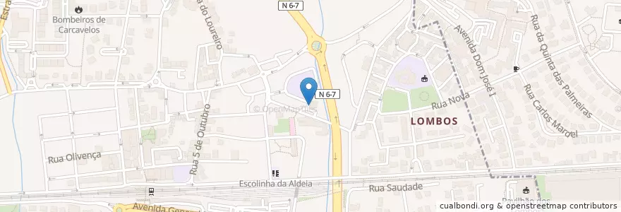 Mapa de ubicacion de Low-Cost Veterinários en البرتغال, Área Metropolitana De Lisboa, Lisboa, Grande Lisboa, Cascais, Carcavelos E Parede.