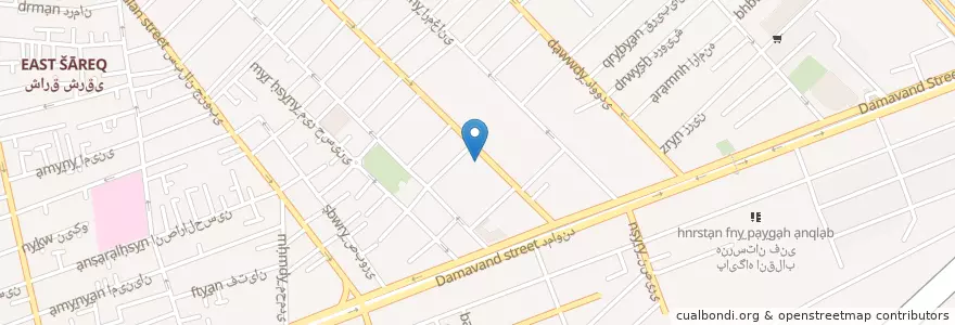 Mapa de ubicacion de دبیرستان پسرانه ارشاد en 伊朗, 德黑兰, شهرستان تهران, 德黑蘭, بخش مرکزی شهرستان تهران.