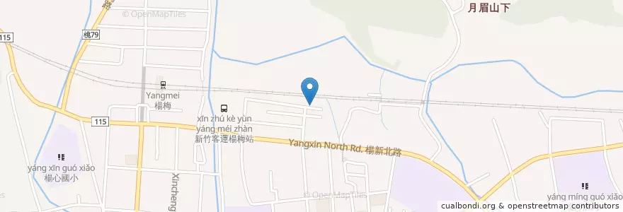Mapa de ubicacion de 楊梅教會 en 臺灣, 桃園市, 楊梅區.