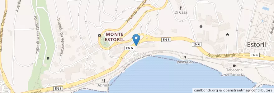 Mapa de ubicacion de ATLANTICO en Portogallo, Área Metropolitana De Lisboa, Lisbona, Grande Lisboa, Cascais, Cascais E Estoril.