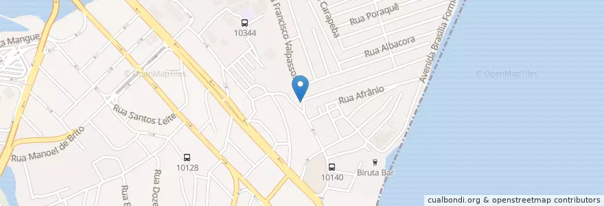 Mapa de ubicacion de Ancho Burgue en ブラジル, 北東部地域, ペルナンブーコ, Região Geográgica Imediata Do Recife, Região Geográfica Intermediária Do Recife, Região Metropolitana Do Recife, レシフェ.