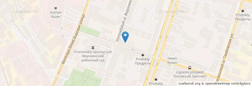 Mapa de ubicacion de Gilavar en 俄罗斯/俄羅斯, Северо-Западный Федеральный Округ, 列宁格勒州, Санкт-Петербург, Округ Волковское.