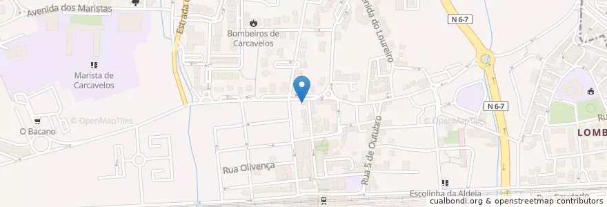 Mapa de ubicacion de After School-centro De Estudos E Atl en Portugal, Metropolregion Lissabon, Lissabon, Großraum Lissabon, Cascais, Carcavelos E Parede.