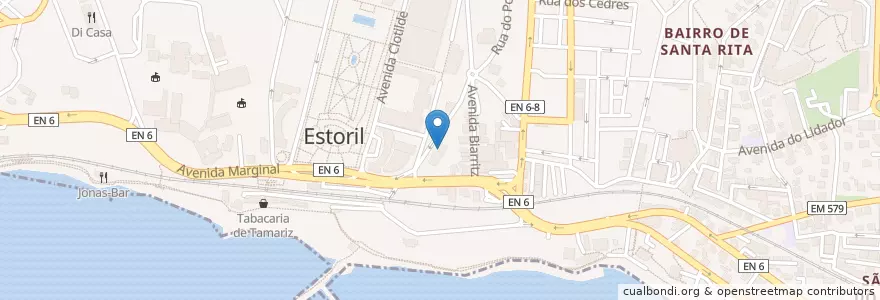 Mapa de ubicacion de Euro Bic en Portugal, Área Metropolitana De Lisboa, Lissabon, Grande Lisboa, Cascais, Cascais E Estoril.