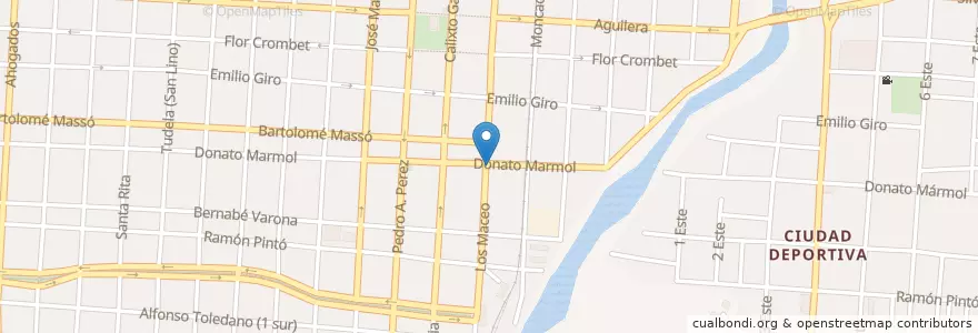 Mapa de ubicacion de Escuela de Idiomas. Nguyen Van Troi en Cuba, Guantánamo, Guantánamo, Ciudad De Guantánamo.