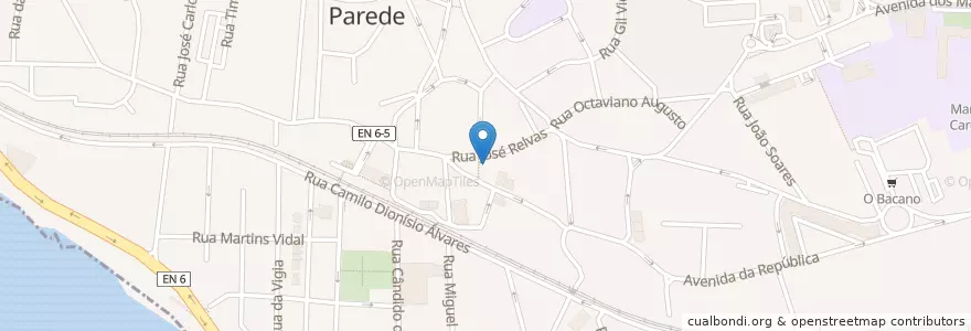 Mapa de ubicacion de Restaurante Califórnia en Португалия, Área Metropolitana De Lisboa, Лиссабон, Grande Lisboa, Cascais, Carcavelos E Parede.