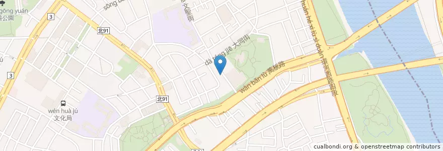Mapa de ubicacion de 欣采牙科 en تايوان, تايبيه الجديدة, 板橋區.