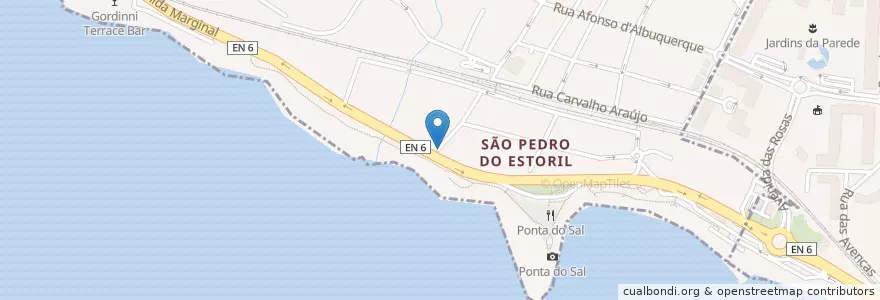 Mapa de ubicacion de Mineral Dente en Portekiz, Área Metropolitana De Lisboa, Lisboa, Grande Lisboa, Cascais E Estoril.