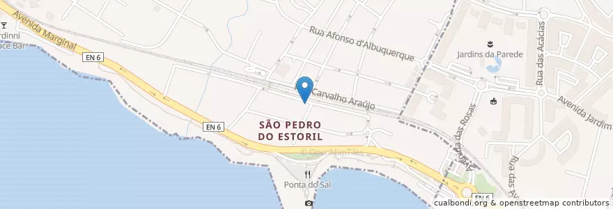 Mapa de ubicacion de Pedra do Sal en Portugal, Aire Métropolitaine De Lisbonne, Lisbonne, Grande Lisboa, Cascais, Cascais E Estoril.