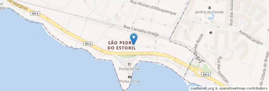 Mapa de ubicacion de C.M.D. Maria Almeida en 포르투갈, Área Metropolitana De Lisboa, Lisboa, Grande Lisboa, Cascais, Cascais E Estoril.