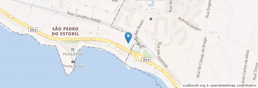 Mapa de ubicacion de Cozinha do Século en البرتغال, Área Metropolitana De Lisboa, Lisboa, Grande Lisboa, Cascais, Cascais E Estoril.