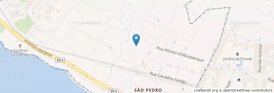Mapa de ubicacion de E.B. e Jardim de Infância S.Pedro en Portugal, Área Metropolitana De Lisboa, Lisboa, Grande Lisboa, Cascais, Cascais E Estoril.