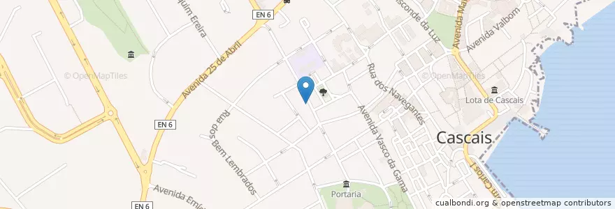 Mapa de ubicacion de Tandoori Mayora en 포르투갈, Área Metropolitana De Lisboa, Lisboa, Grande Lisboa, Cascais, Cascais E Estoril.