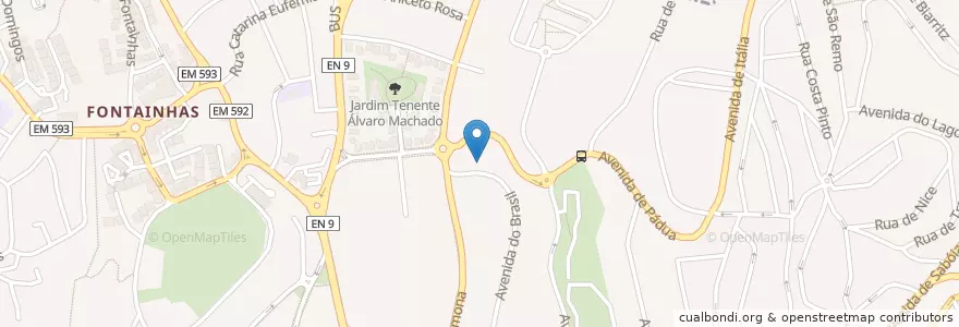 Mapa de ubicacion de Colégio Creste Ii - Jardim De Infância E 1º Ciclo Do Ensino Básico, Lda. en Portekiz, Área Metropolitana De Lisboa, Lisboa, Grande Lisboa, Cascais, Cascais E Estoril.