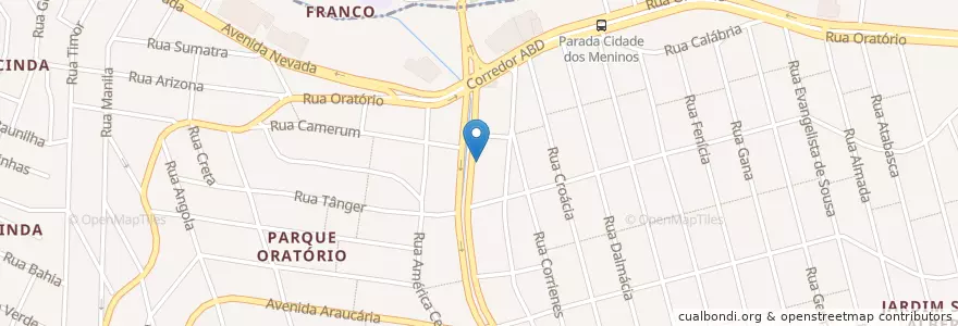Mapa de ubicacion de Ministério Semear en Brazil, Southeast Region, São Paulo, Região Geográfica Intermediária De São Paulo, Região Metropolitana De São Paulo, Região Imediata De São Paulo, Santo André.