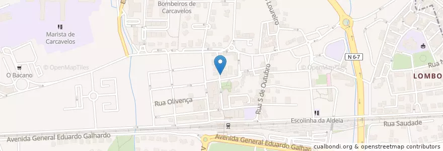 Mapa de ubicacion de MaChe Pizza en پرتغال, Área Metropolitana De Lisboa, Lisboa, Grande Lisboa, Cascais, Carcavelos E Parede.