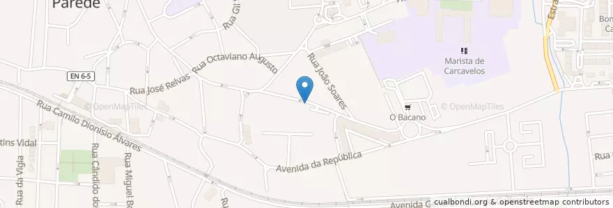 Mapa de ubicacion de PaladArte Restaurante en پرتغال, Área Metropolitana De Lisboa, Lisboa, Grande Lisboa, Cascais, Carcavelos E Parede.