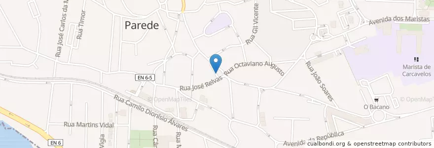 Mapa de ubicacion de Lab Gelati en Portugal, Área Metropolitana De Lisboa, Lisboa, Grande Lisboa, Cascais, Carcavelos E Parede.