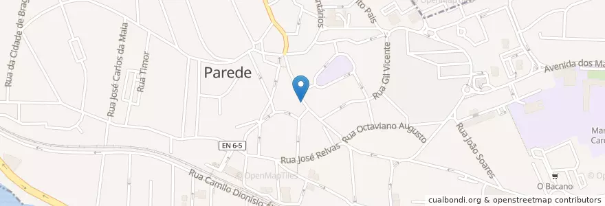 Mapa de ubicacion de Dentista da Familia en Portugal, Metropolregion Lissabon, Lissabon, Großraum Lissabon, Cascais, Carcavelos E Parede.