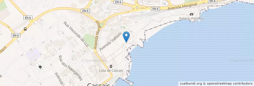Mapa de ubicacion de Pastelaria Samiola en Portugal, Área Metropolitana De Lisboa, Lissabon, Grande Lisboa, Cascais, Cascais E Estoril.