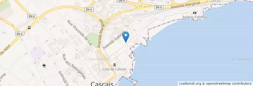 Mapa de ubicacion de Paixão en ポルトガル, Área Metropolitana De Lisboa, Lisboa, Grande Lisboa, Cascais, Cascais E Estoril.
