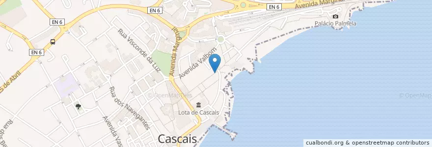 Mapa de ubicacion de The Tasting Room en البرتغال, Área Metropolitana De Lisboa, Lisboa, Grande Lisboa, Cascais, Cascais E Estoril.