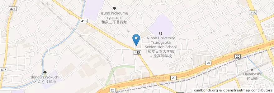 Mapa de ubicacion de ガスト en Japan, Tokio, 杉並区.