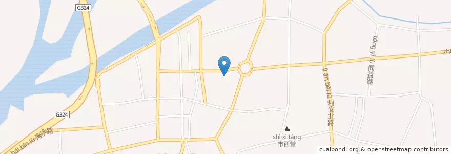 Mapa de ubicacion de 华华药店 en الصين, غوانغدونغ, شانتو, 金平区, 新福街道.