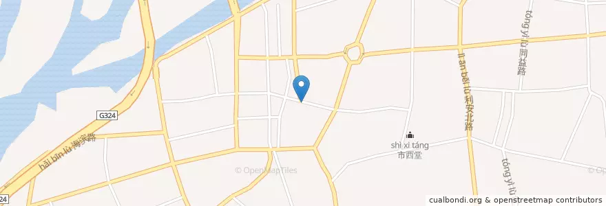 Mapa de ubicacion de 福合埕牛肉丸 en China, Provincia De Cantón, Shantou, 金平区, 新福街道.