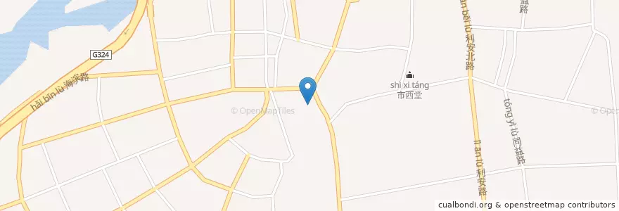 Mapa de ubicacion de 老妈宫粽球 en China, Guangdong, Shantou, Jinping District.
