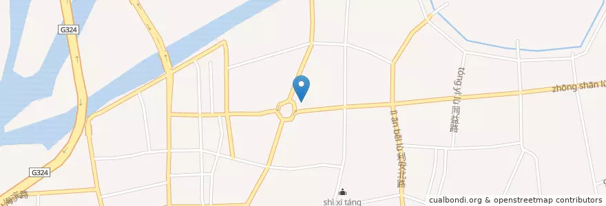 Mapa de ubicacion de 中国农业银行 en China, Guangdong, Shantou, Jinping District.