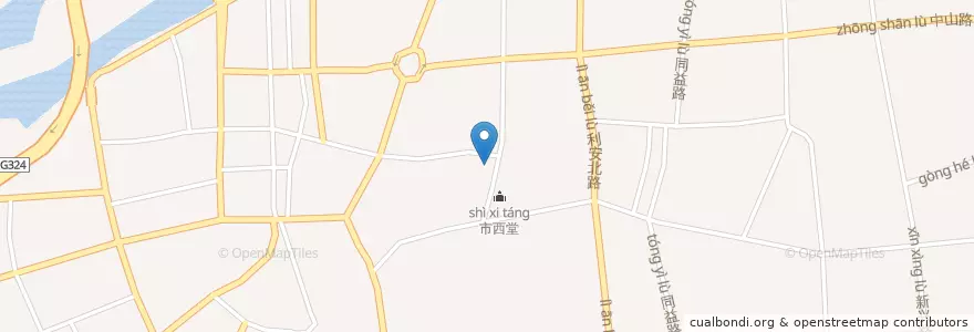 Mapa de ubicacion de 康泽药业 en 中国, 広東省, 汕頭市, 金平区.