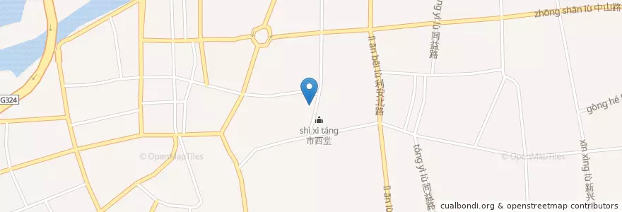 Mapa de ubicacion de 新口味点心坊 en Çin, Guangdong, Shantou, 金平区.