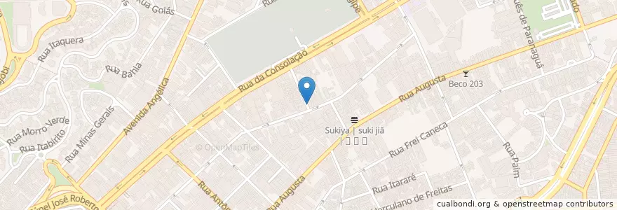 Mapa de ubicacion de Estúdio Lois Louis en Бразилия, Юго-Восточный Регион, Сан-Паулу, Região Geográfica Intermediária De São Paulo, Região Metropolitana De São Paulo, Região Imediata De São Paulo, Сан-Паулу.