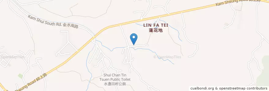 Mapa de ubicacion de 蓮花地西旱廁 en 中国, 香港, 广东省, 新界, 元朗區.