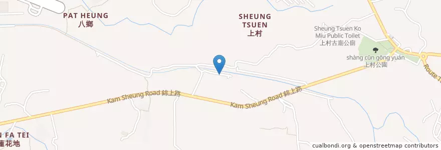 Mapa de ubicacion de 杜屋村公廁 To Uk Tsuen Public Toilet en Китай, Гонконг, Гуандун, Новые Территории, 元朗區 Yuen Long District.