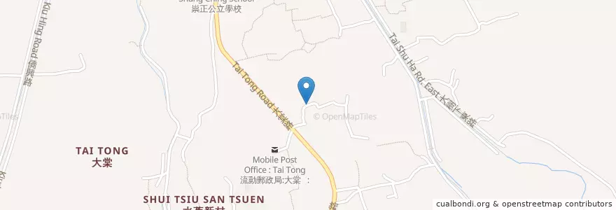 Mapa de ubicacion de 水蕉老圍(2)公廁 Shui Tsiu Lo Wai (2) Public Toilet en 중국, 홍콩, 광둥성, 신제, 元朗區 Yuen Long District.